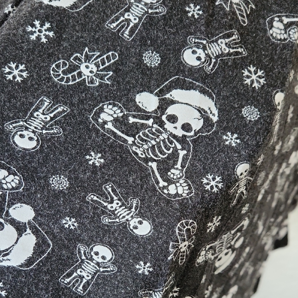 Skeleton Christmas Teddy Bear Dress 🖤